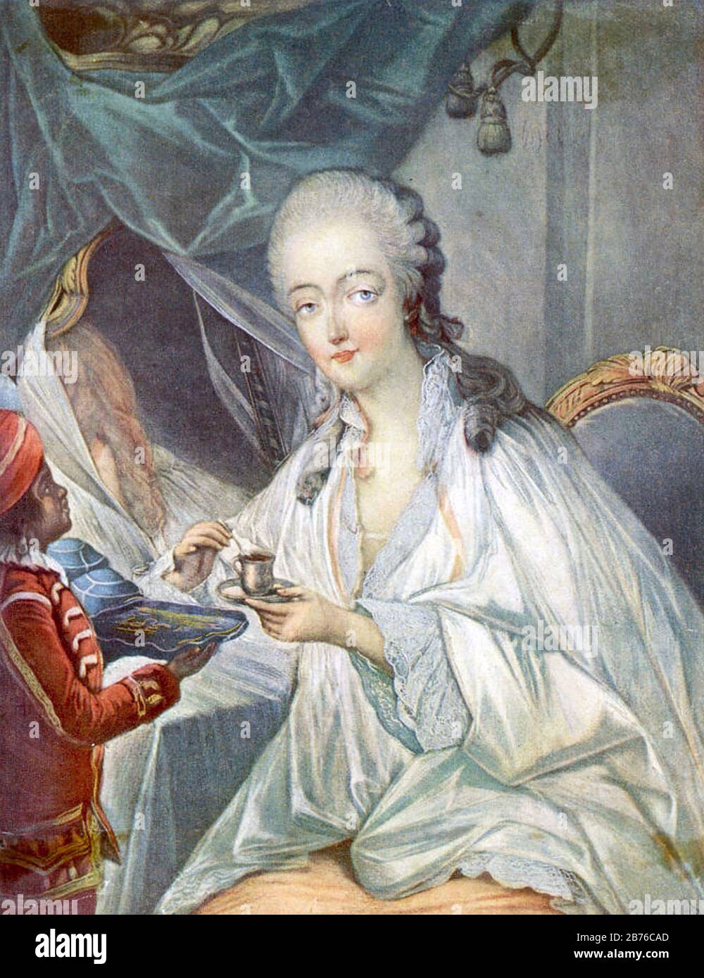 MADAME du BARRY (1743-1793) Mistress of Louis XV of France Stock Photo