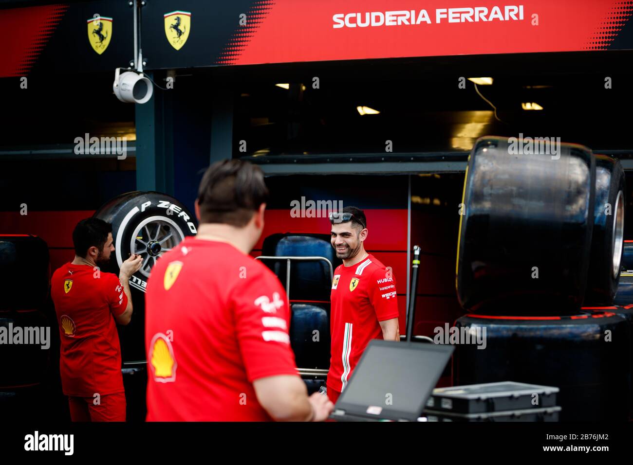 Team Ferrari Stock Photo