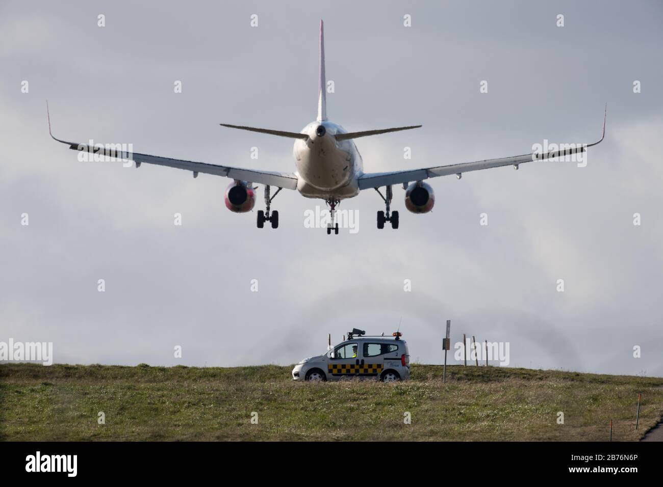 Low cost airline Wizz Air aircraft Airbus A320-232 in Gdansk, Poland. March 11th 2020 © Wojciech Strozyk / Alamy Stock Photo Stock Photo