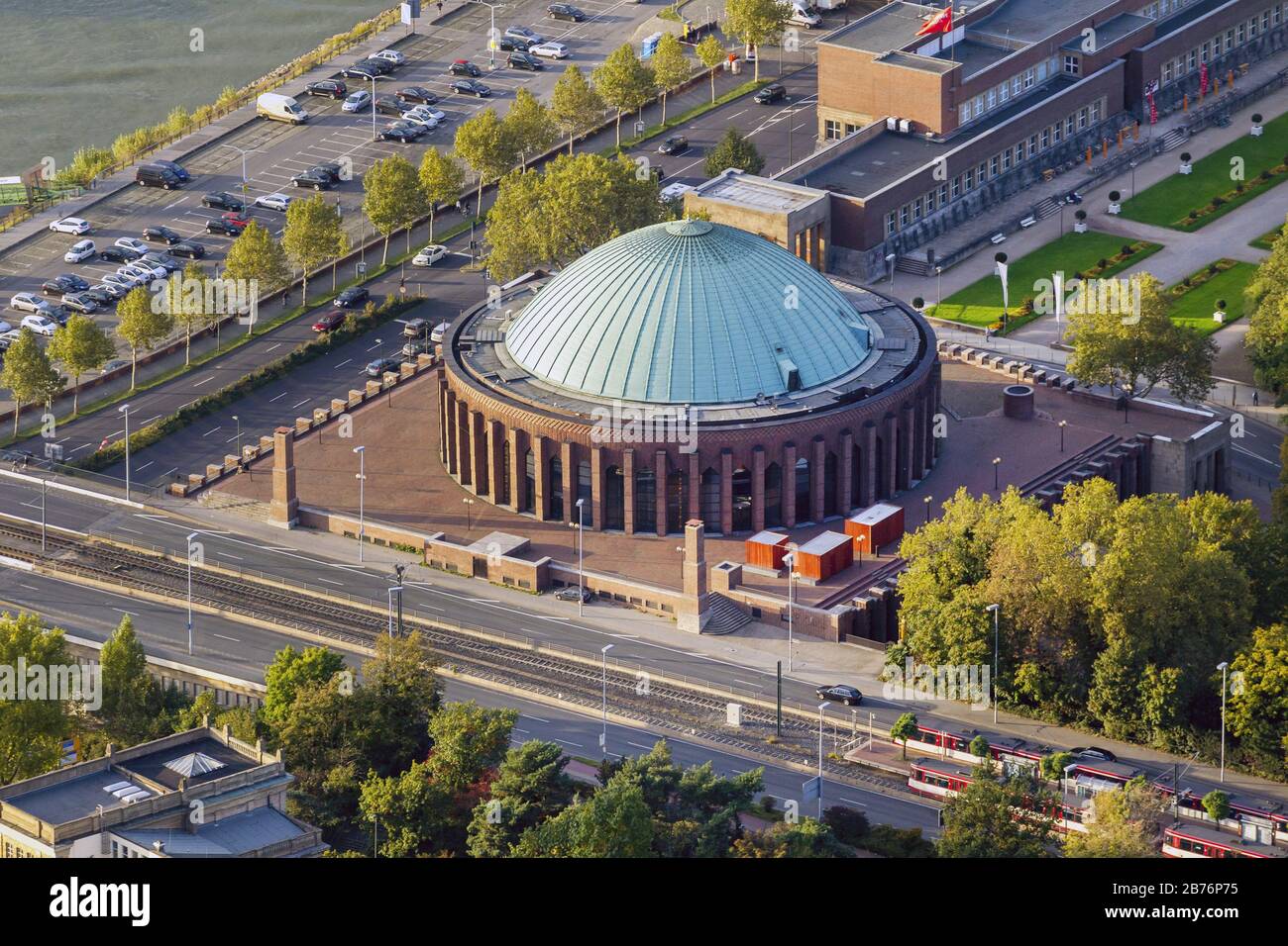 , Tonhalle in Dusseldorf, 10.10.2012, aerial view, Germany, North Rhine-Westphalia, Lower Rhine, Dusseldorf Stock Photo