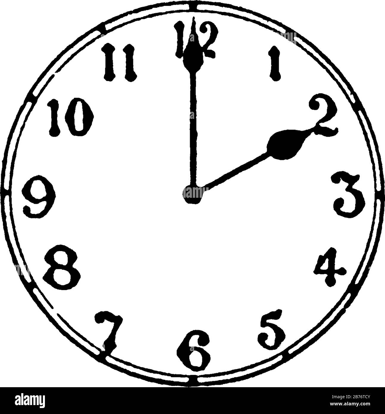 Three oclock Stock Vector Images Alamy