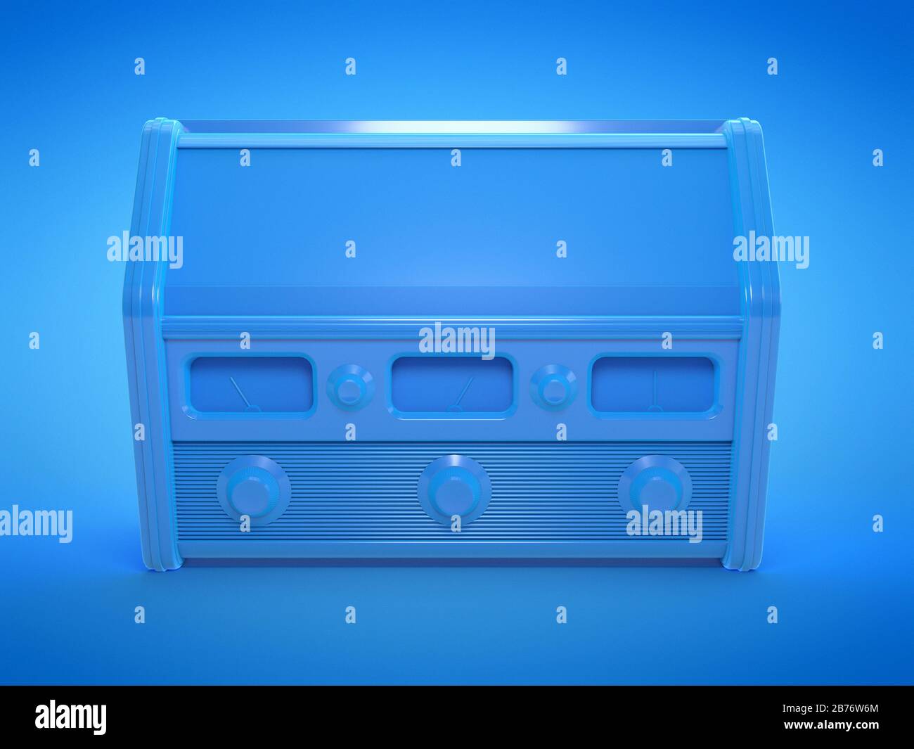 Radio, computer illustration Stock Photo Alamy