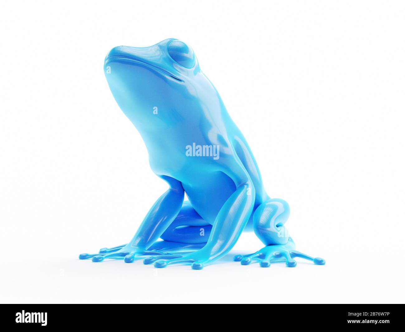 Frog, computer illustration Stock Photo - Alamy