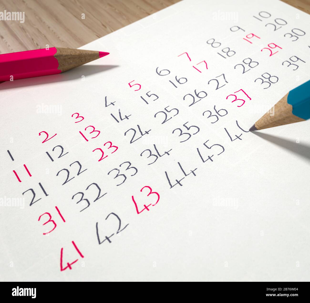 Prime numbers hi-res stock photography and images - Alamy