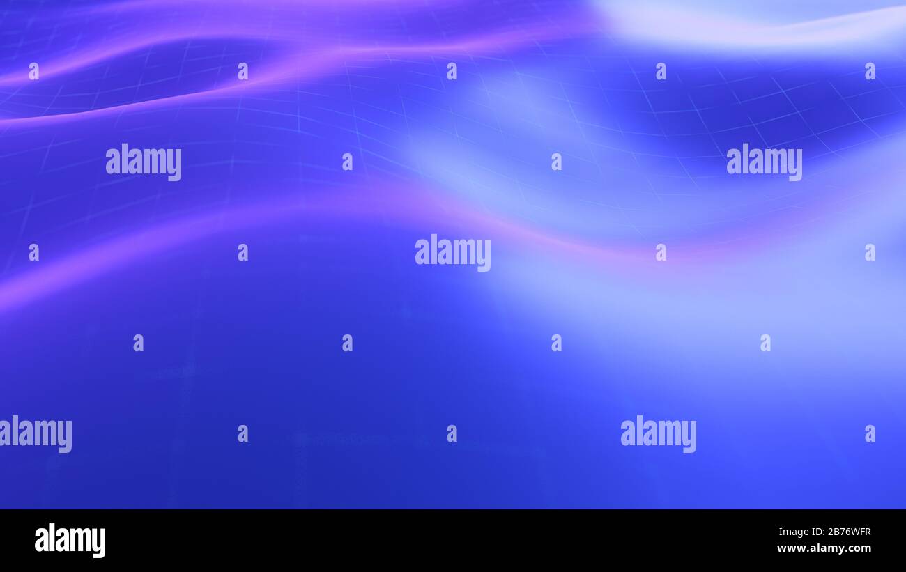 Digital landscape, computer illustration Stock Photo - Alamy