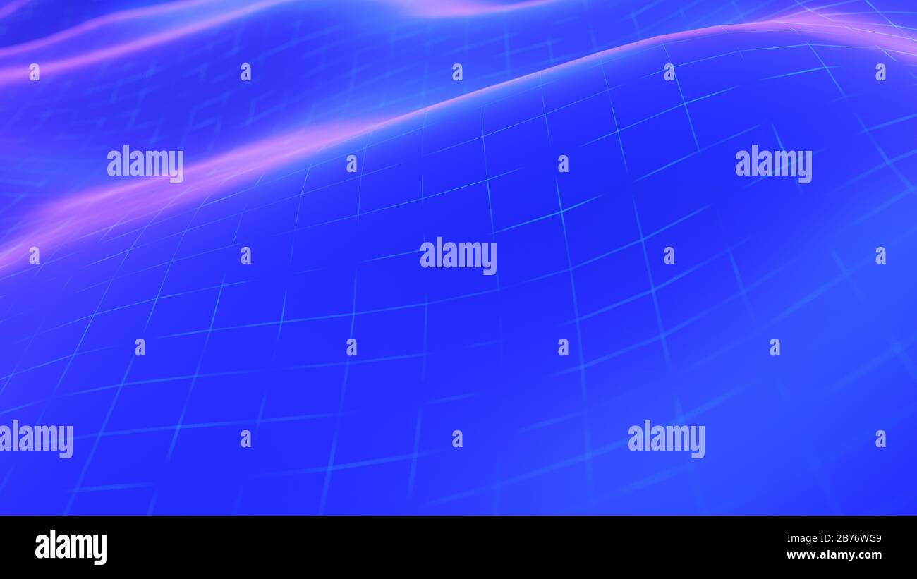 Digital landscape, computer illustration Stock Photo - Alamy