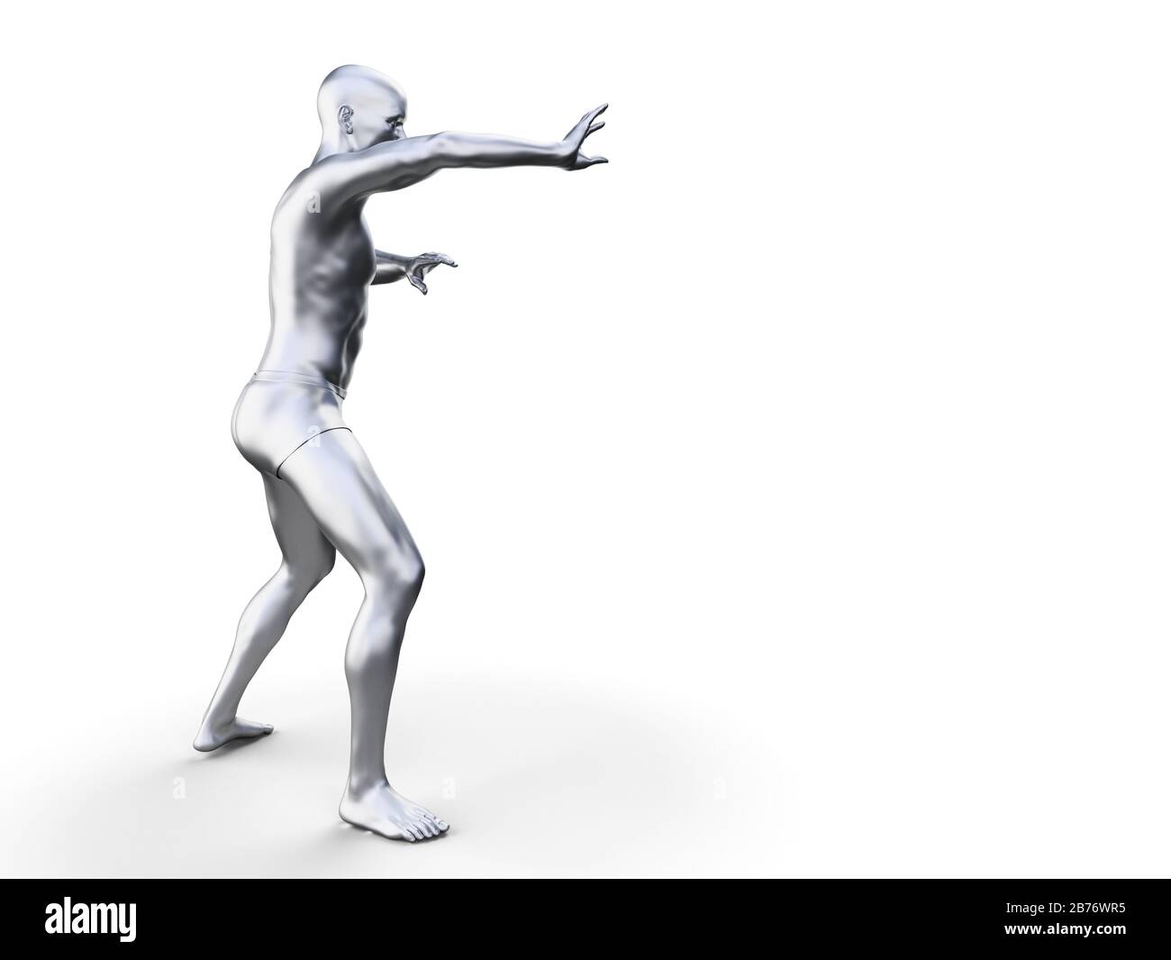 Defensive pose Cut Out Stock Images & Pictures - Alamy