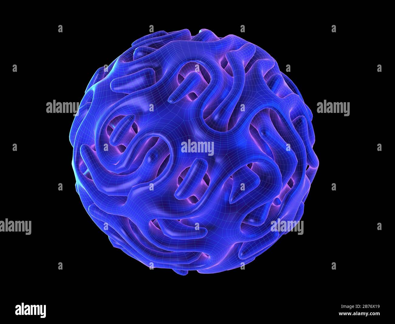 Gyroid, computer illustration Stock Photo - Alamy