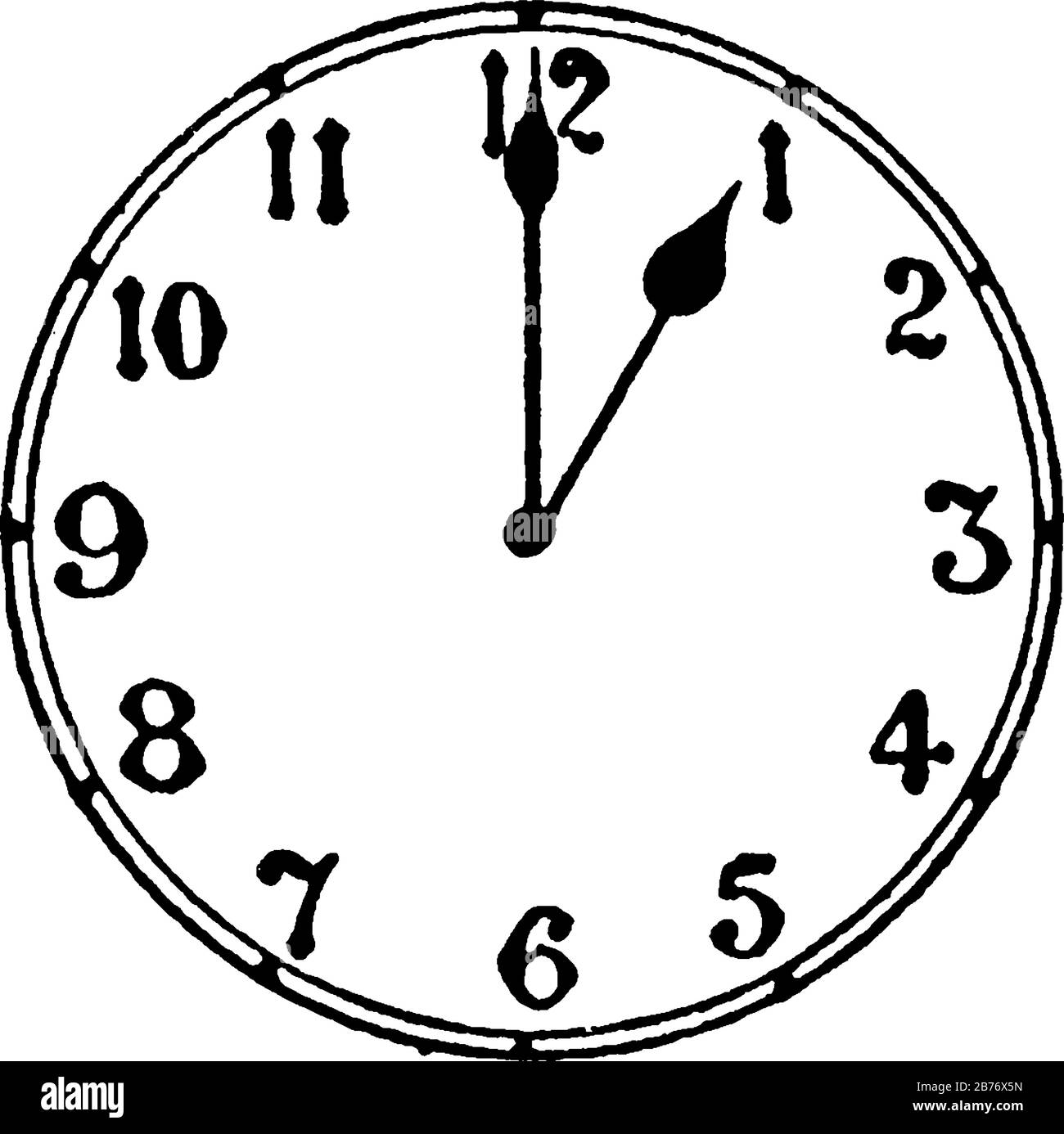 Oclock Stock Vector Images Alamy