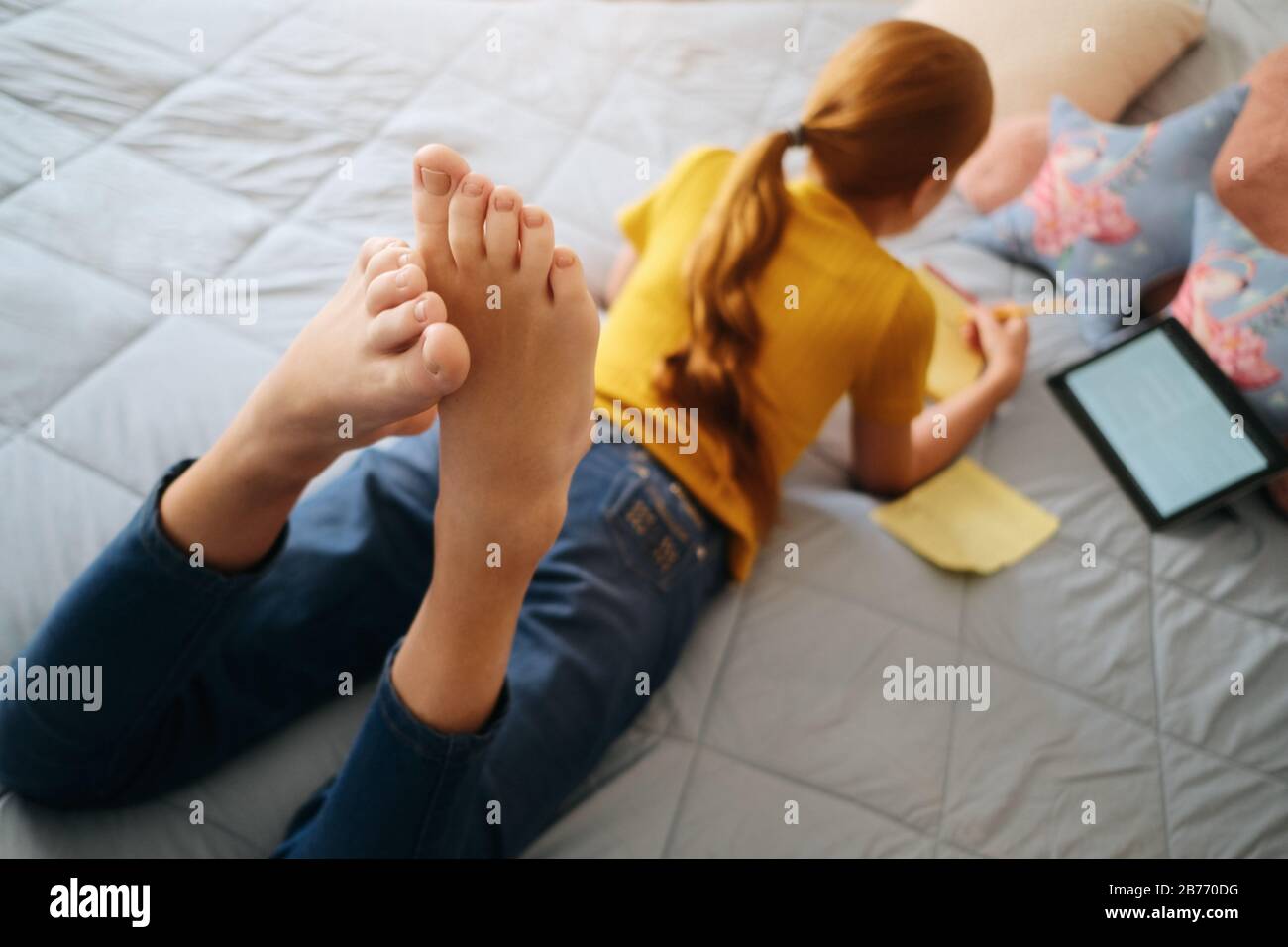 Barefeet hi-res stock photography and images - Alamy
