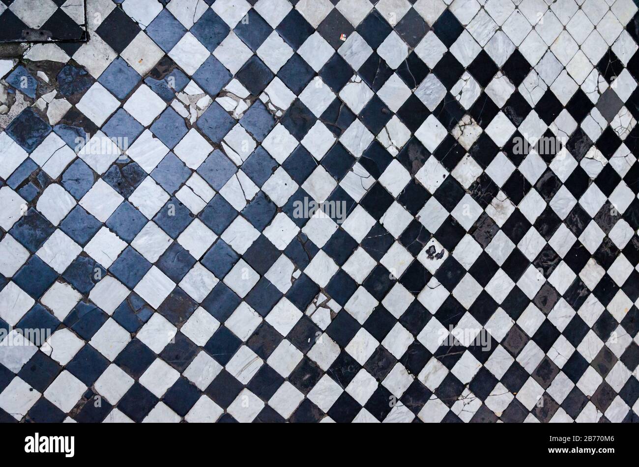 black and white checkered v ray floor
