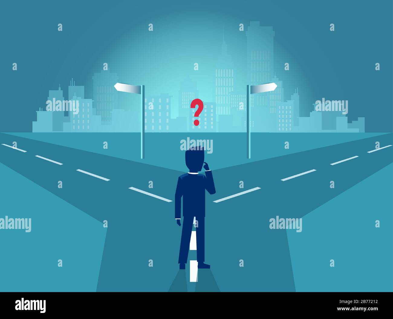 Man at the crossroads hires stock photography and images Alamy