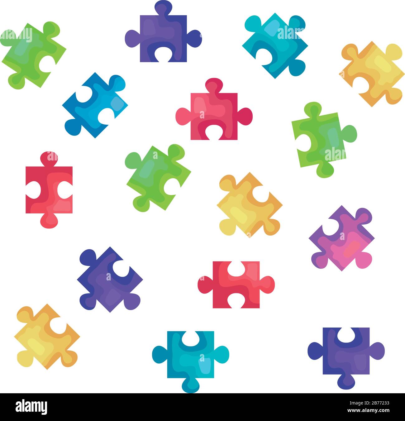 background of puzzle pieces icons Stock Vector Image & Art - Alamy