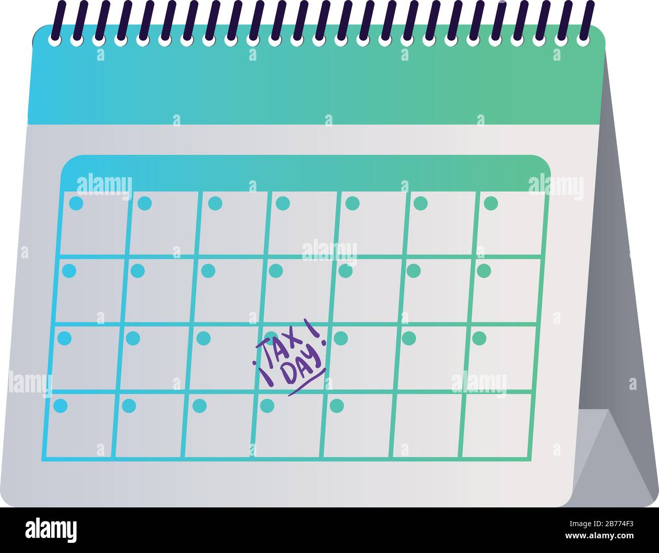 tax day calendar vector design Stock Vector Image & Art - Alamy