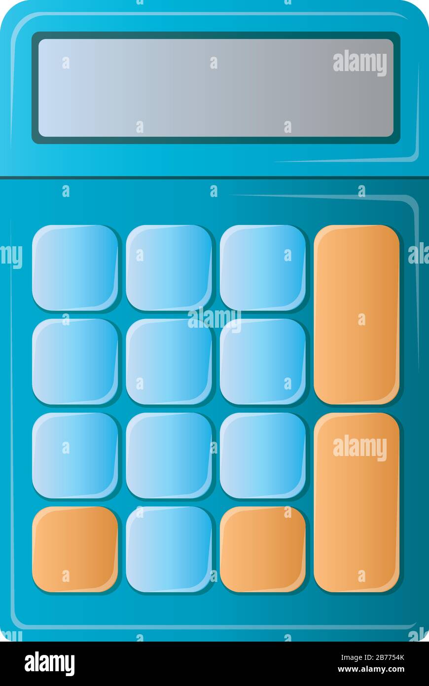 Isolated calculator tool vector design Stock Vector Image & Art Alamy