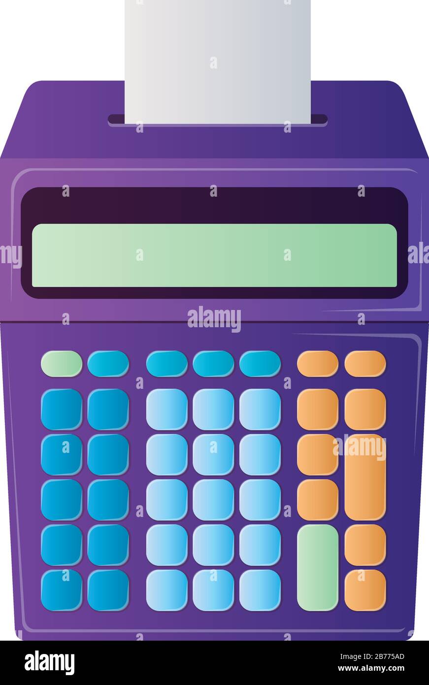 Isolated calculator tool vector design Stock Vector Image & Art Alamy
