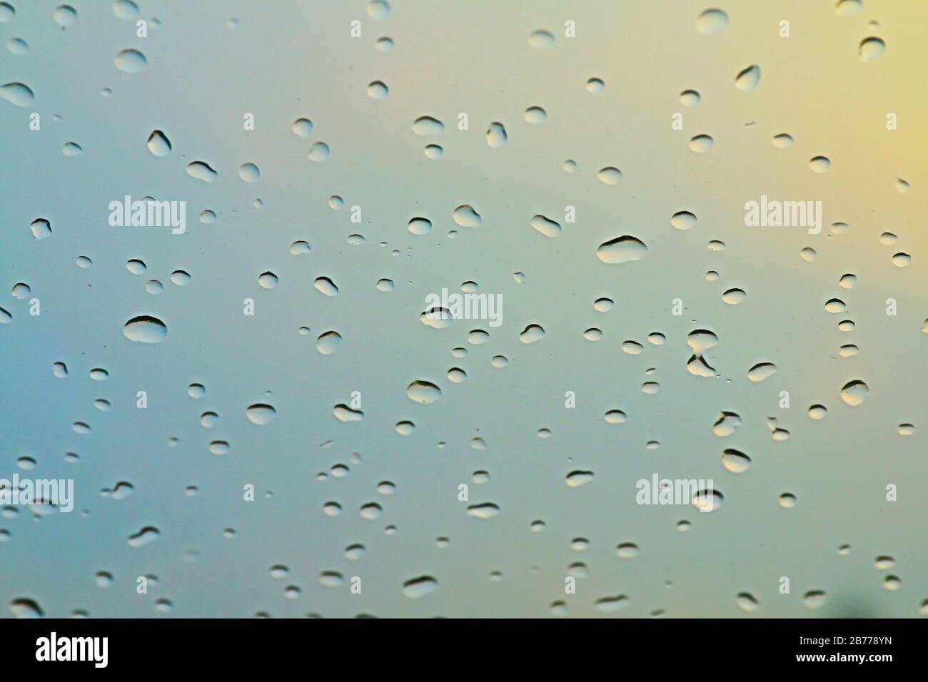 water rain drop on nature glass for abstract fresh background Stock ...