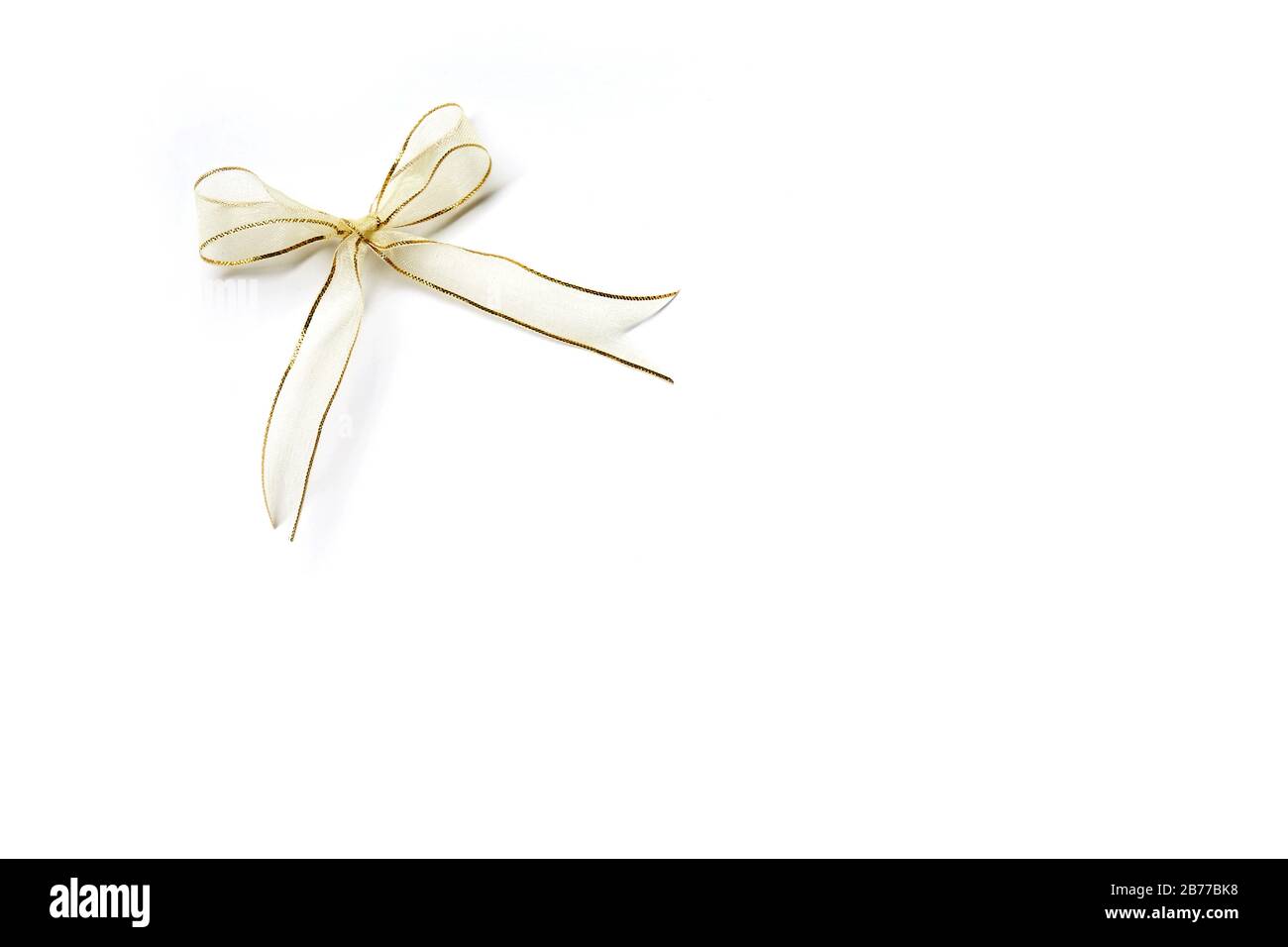 Ribbon, Golden Ribbon Celebratory on white, Luxury Gold Ribbon for