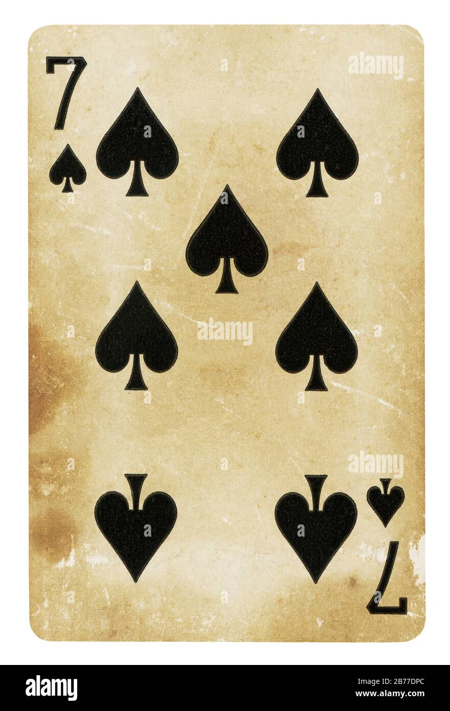 Seven of spades hi-res stock photography and images - Alamy
