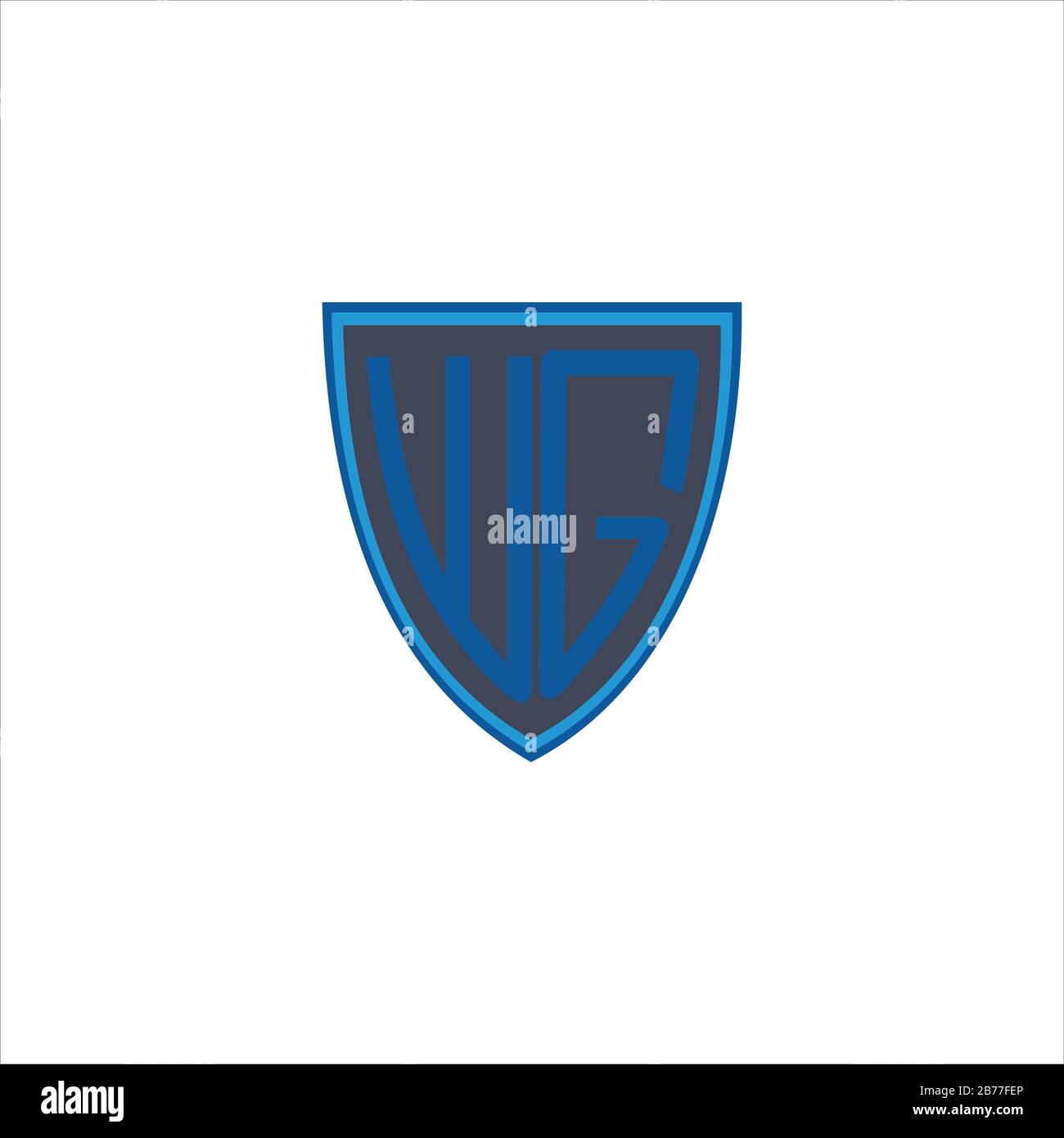 Initial letter wg or gw logo design template Stock Vector Image & Art ...