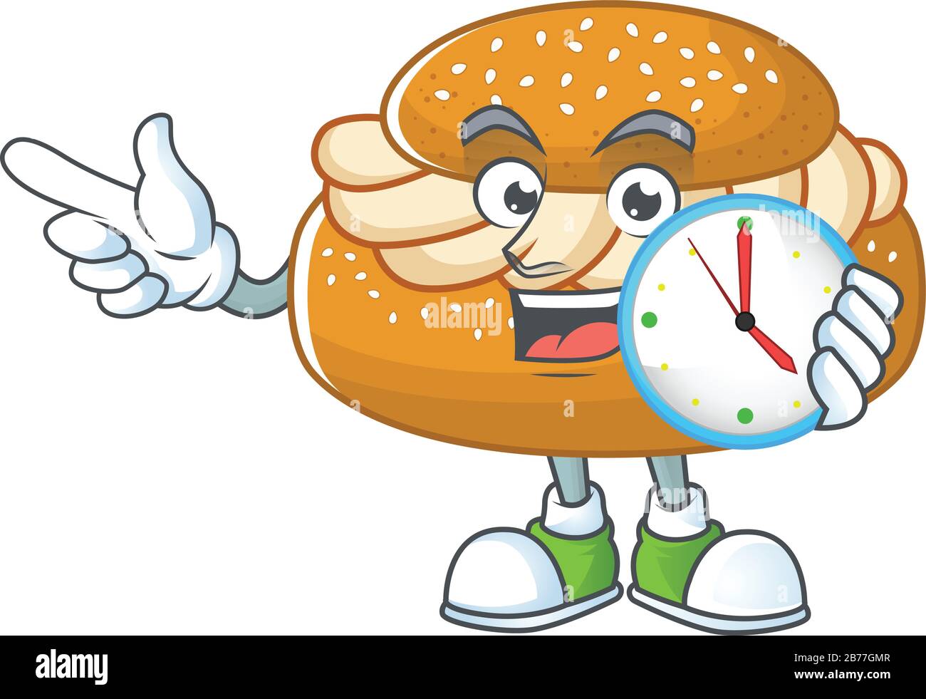 Clock illustration snack time hi-res stock photography and images - Page 3  - Alamy