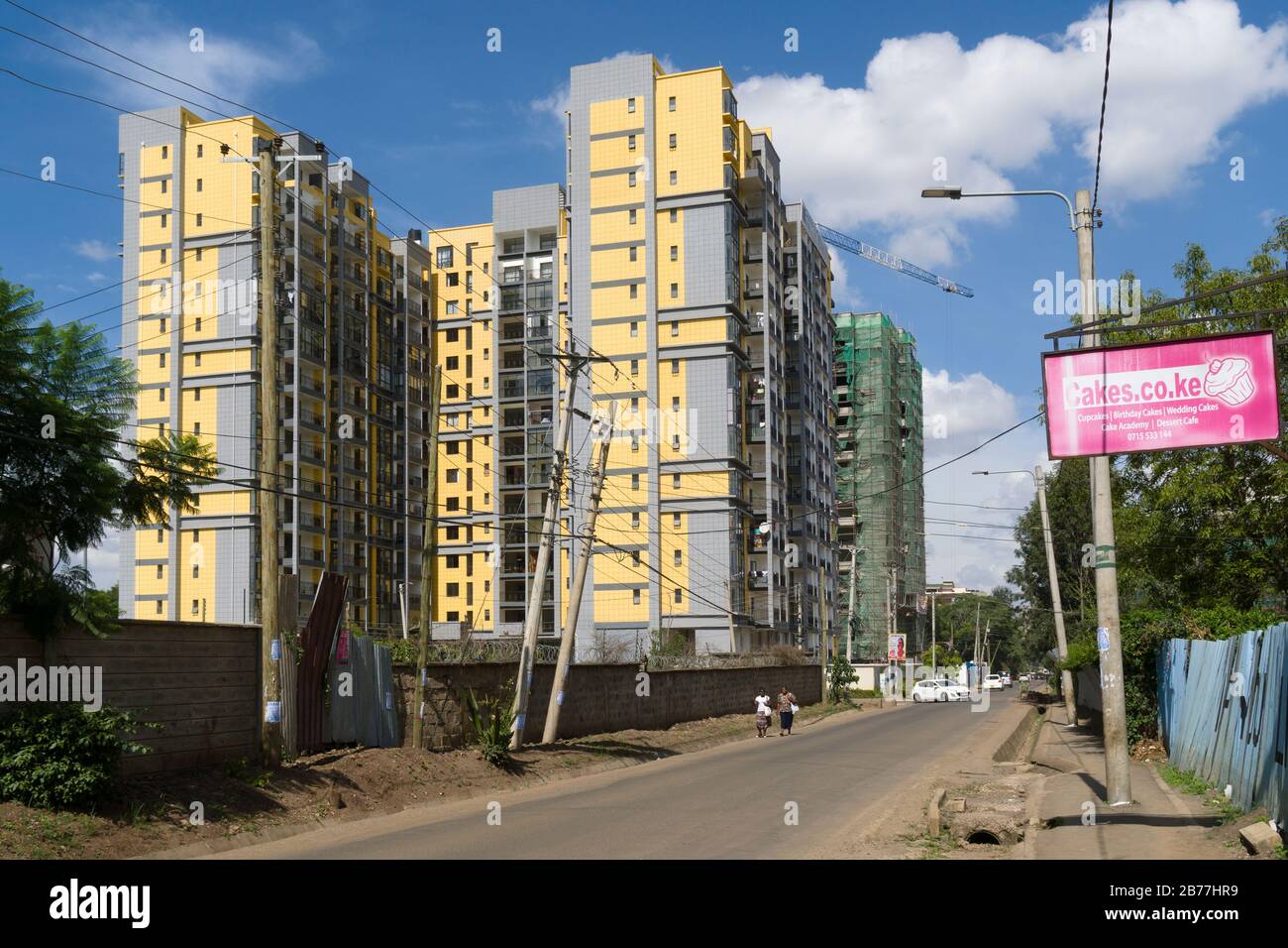Newly constructed, apartment block, Kindaruma Road, Kilimani, Nairobi