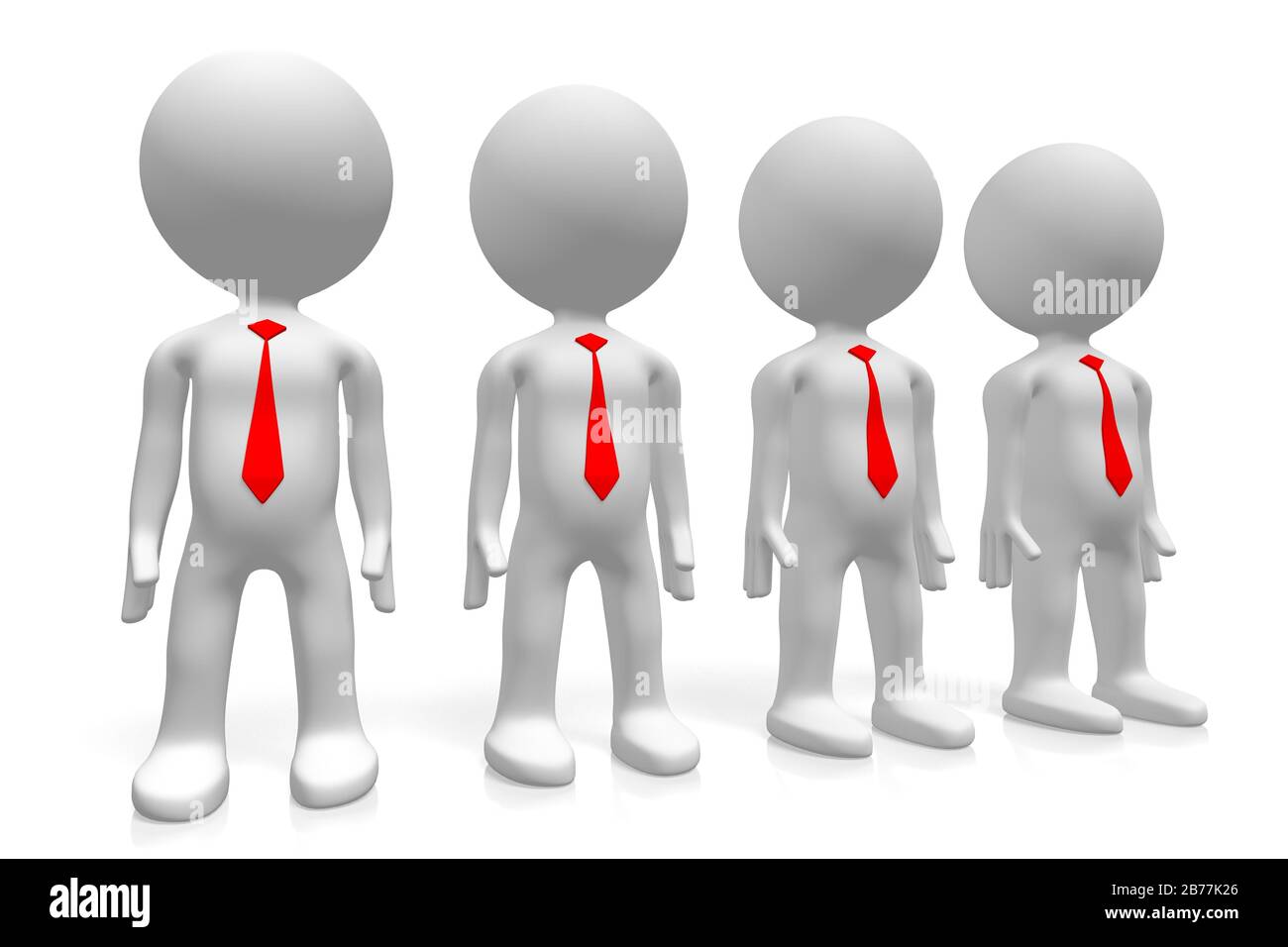 3D businessmen concept Stock Photo - Alamy