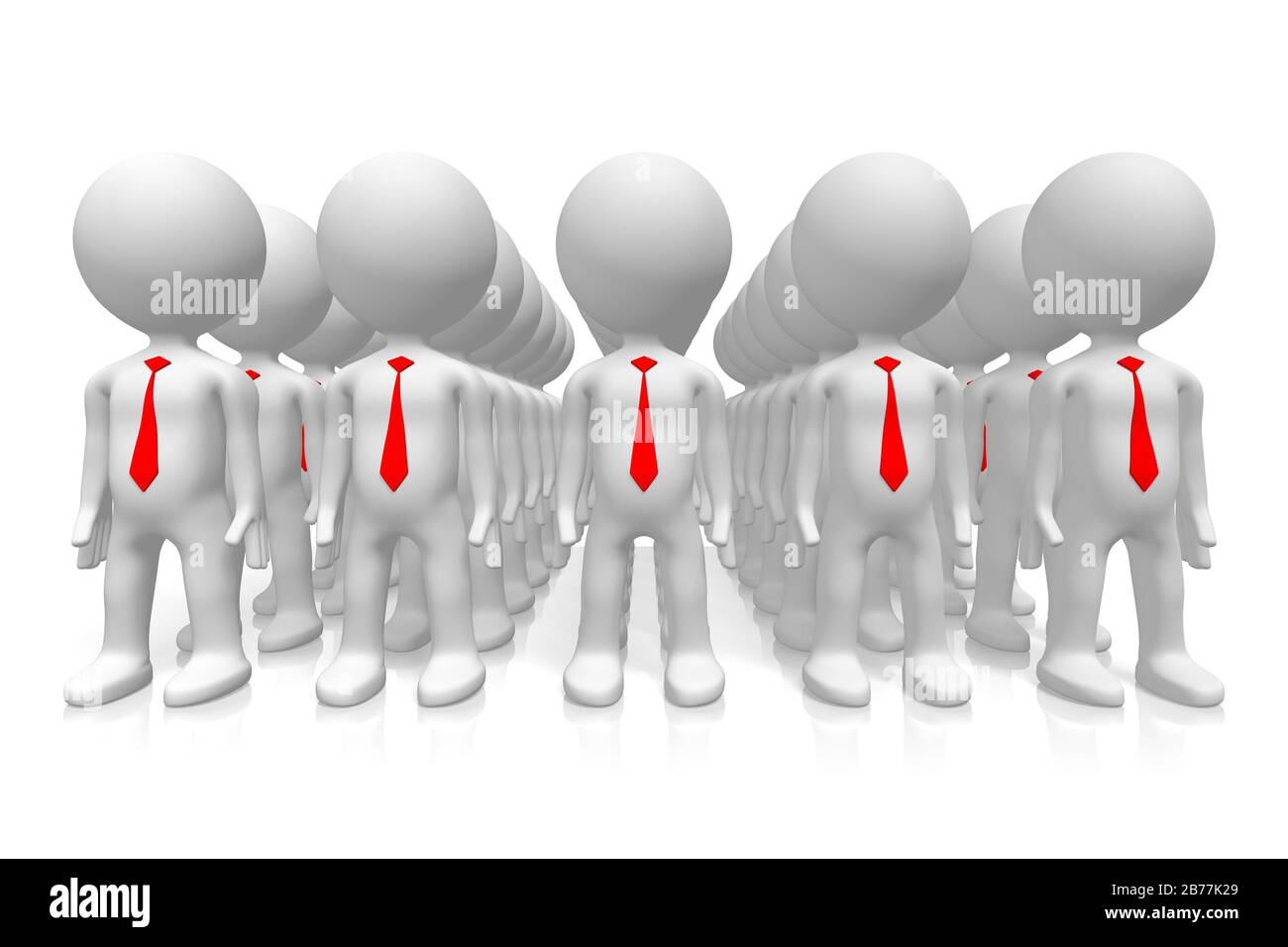 3D businessmen concept Stock Photo - Alamy