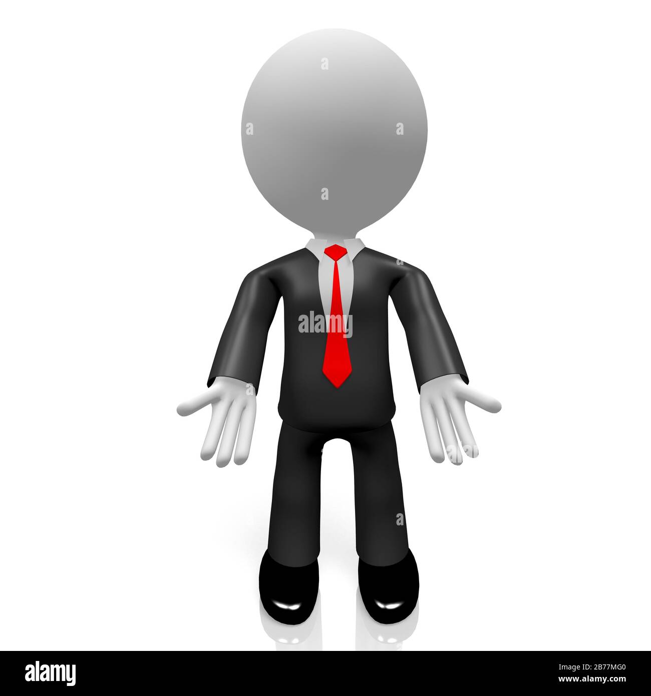 3D businessman with open arms Stock Photo - Alamy