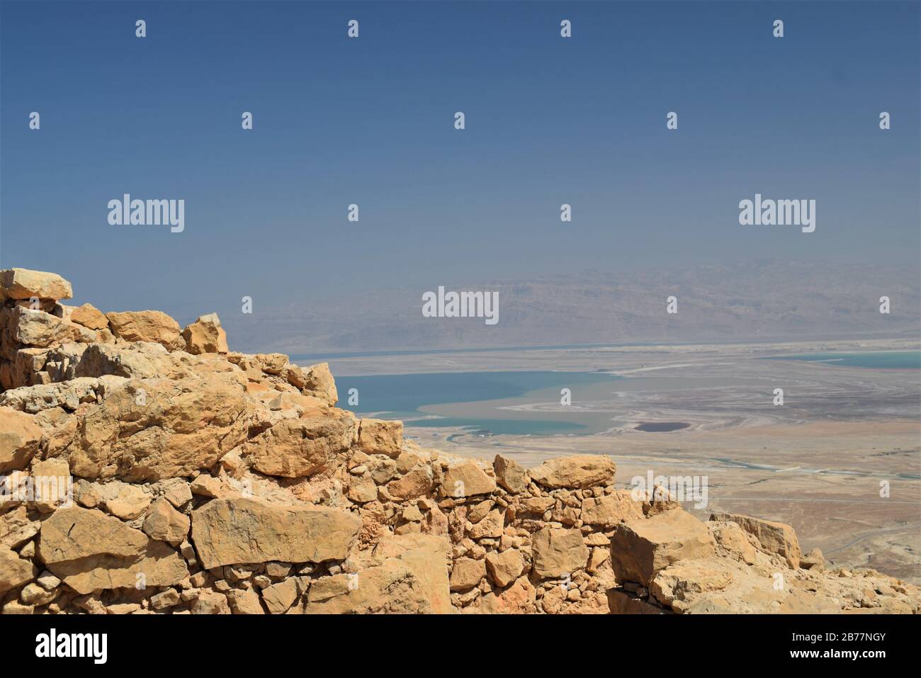 Masada. Israel Stock Photo