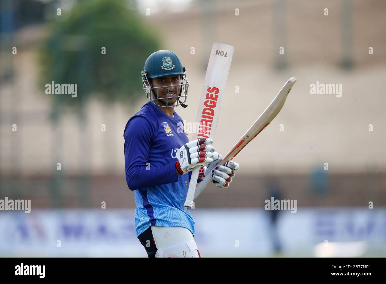 Soumya Sarkar is a Bangladeshi cricketer. He is a left-handed batsman, right arm fast bowler. Stock Photo