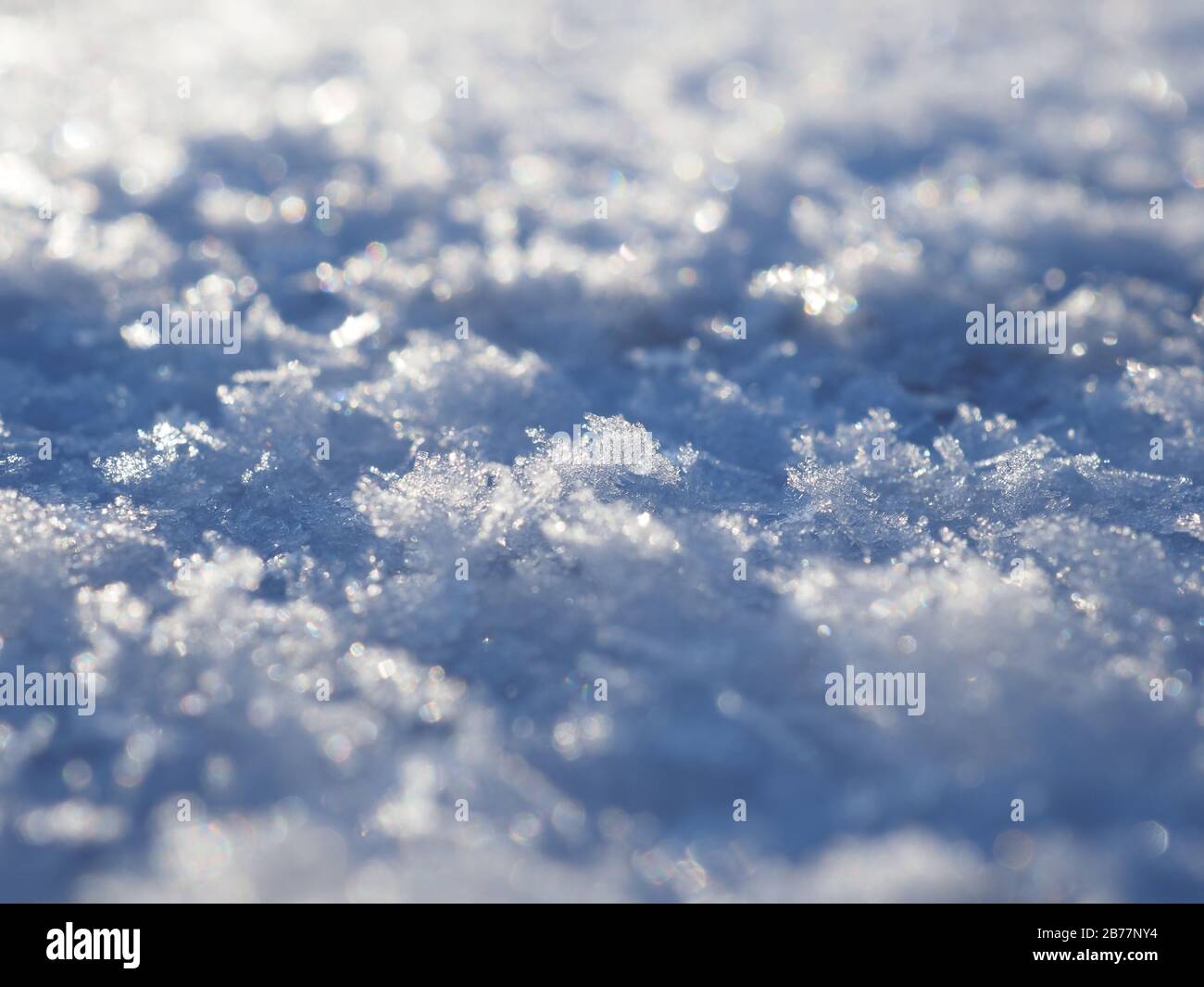 White snow and clear ice. Background Stock Photo Alamy