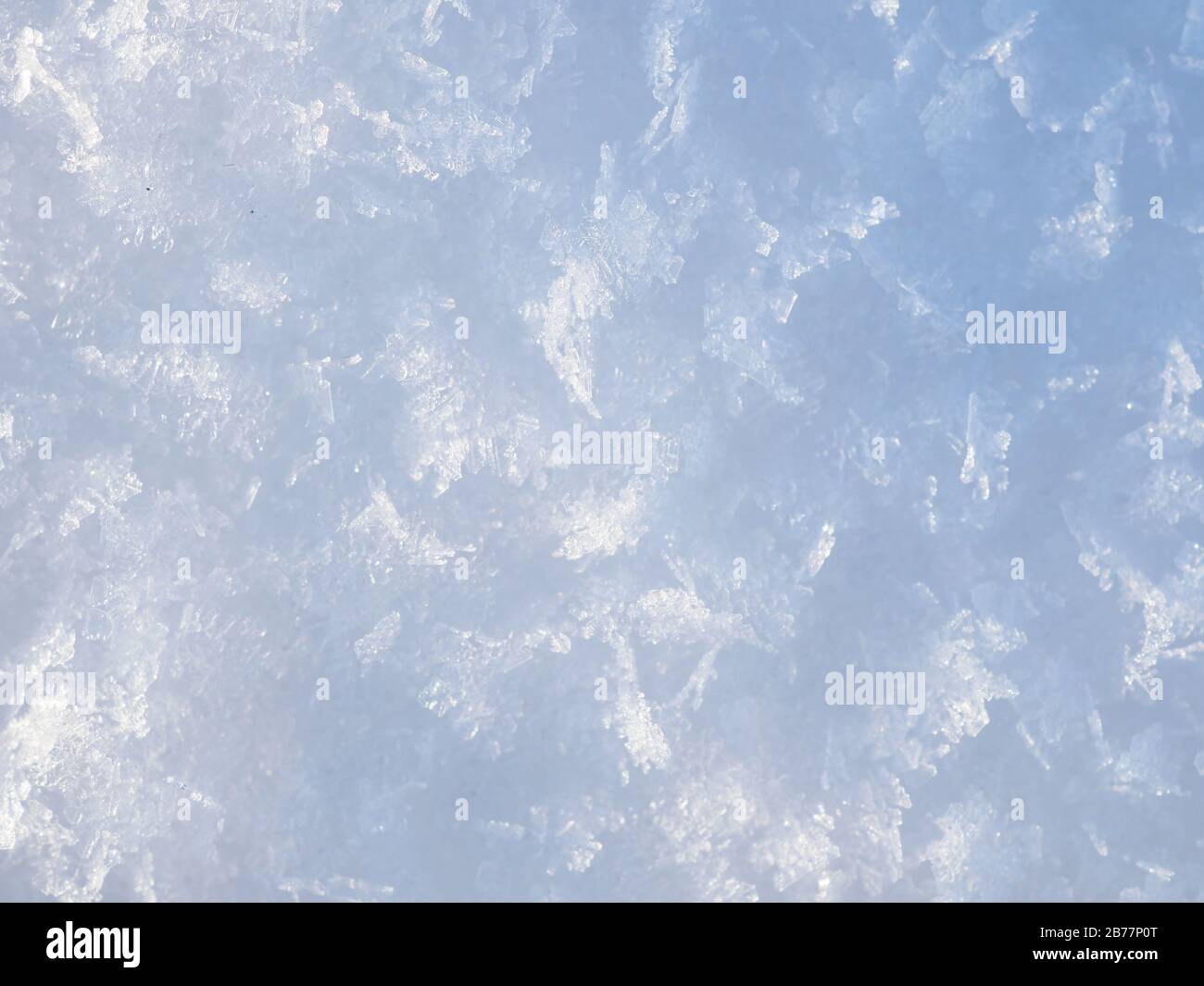 White snow and clear ice. Background Stock Photo Alamy