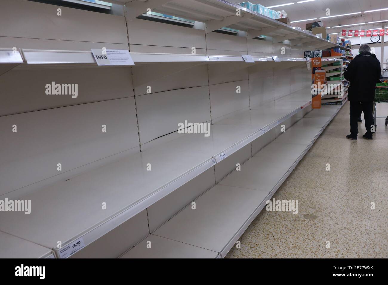 Sainsburys empty shelves hires stock photography and images Alamy