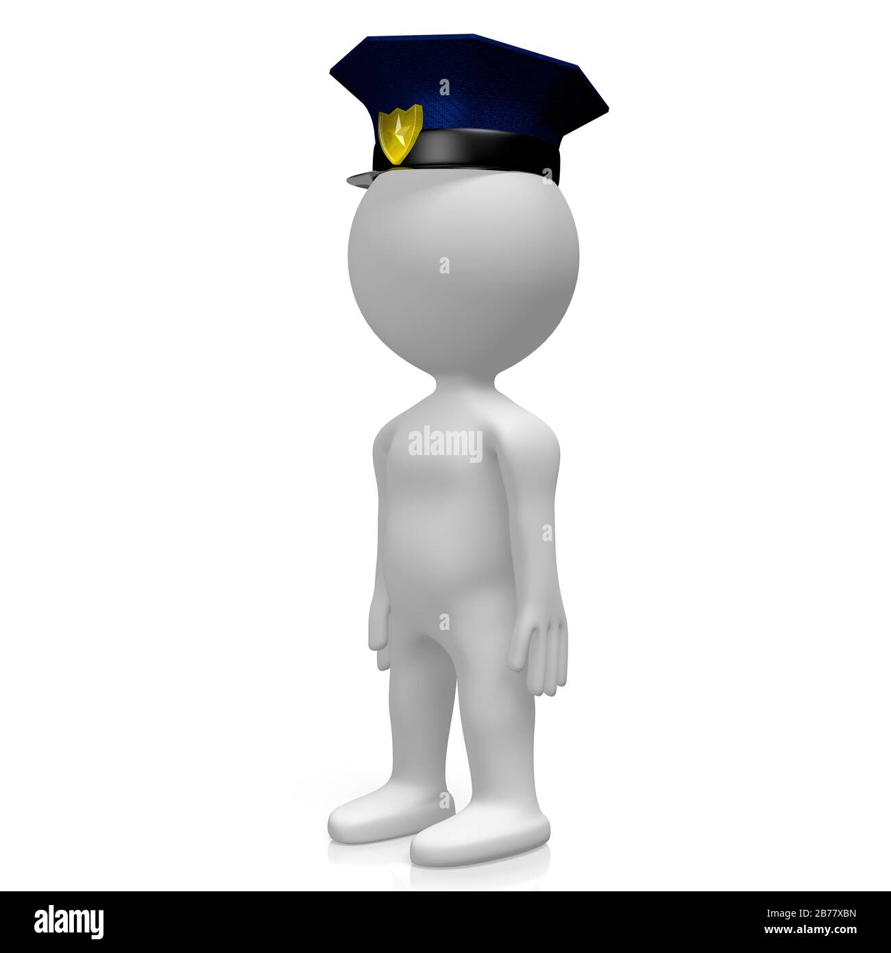 Cartoon character funny policeman hi-res stock photography and images ...