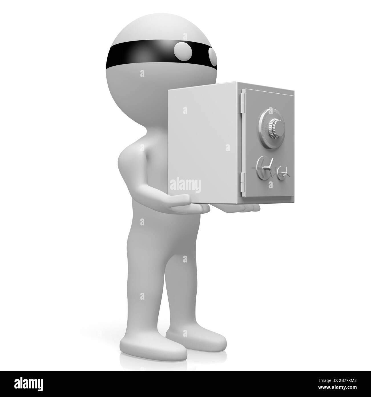 Bank robber cartoon Black and White Stock Photos & Images - Alamy