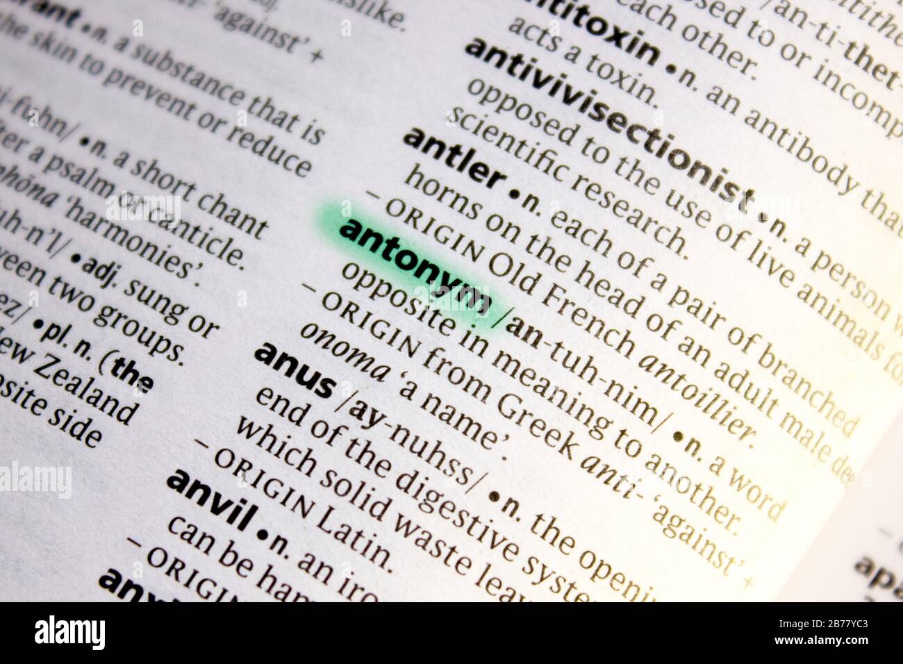 Antonym hires stock photography and images Alamy