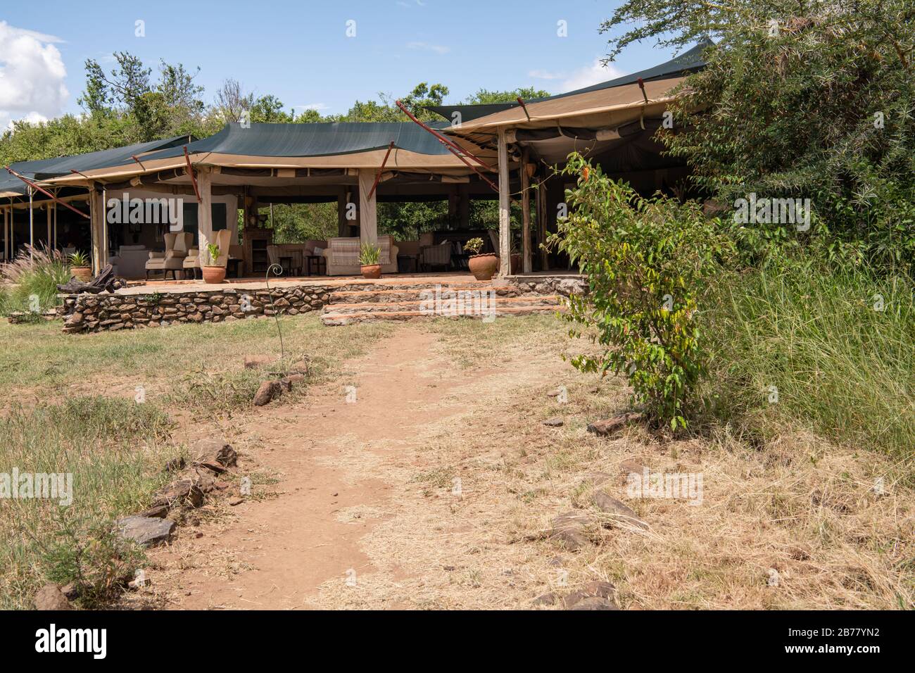Masai mara landscape with river hi-res stock photography and images - Alamy