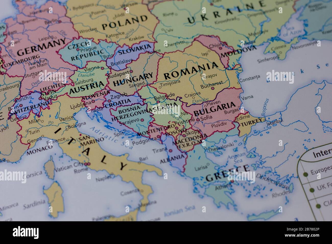 Serbia And Russia Map Ivanovsk, Russia - February 04, 2019: Serbia On The Map Of The World Stock  Photo - Alamy