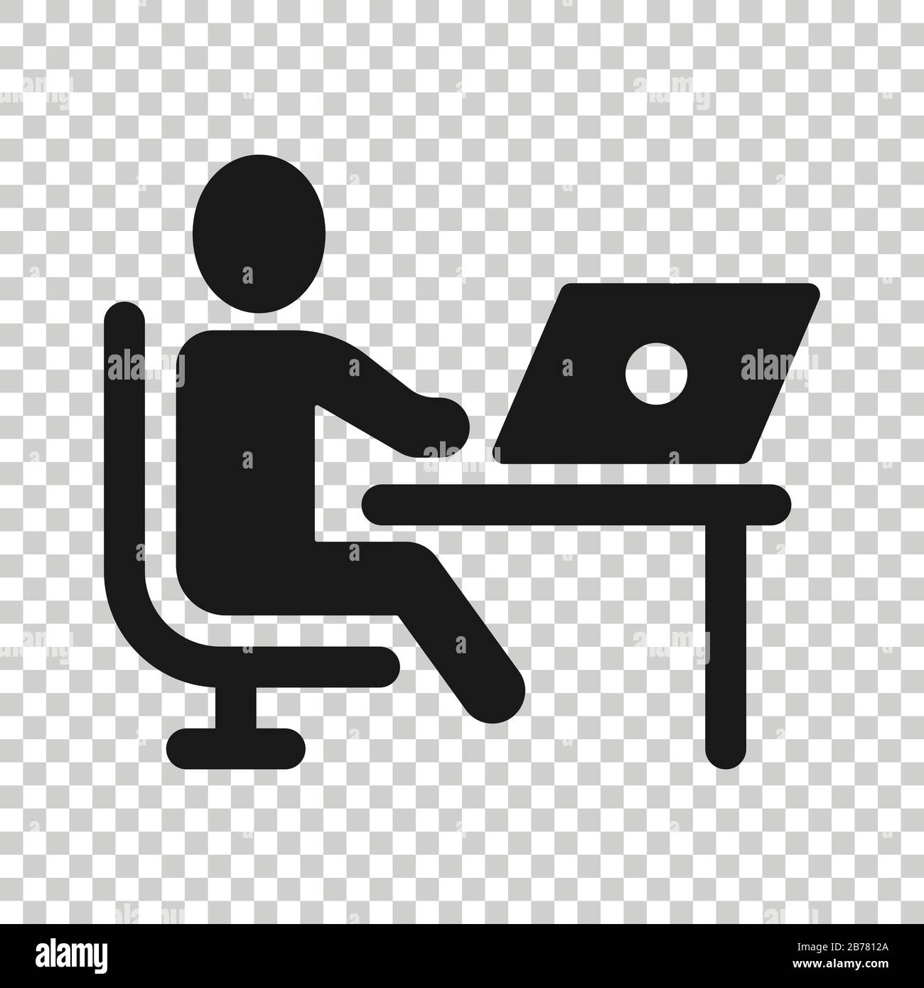Business Computer User Icon