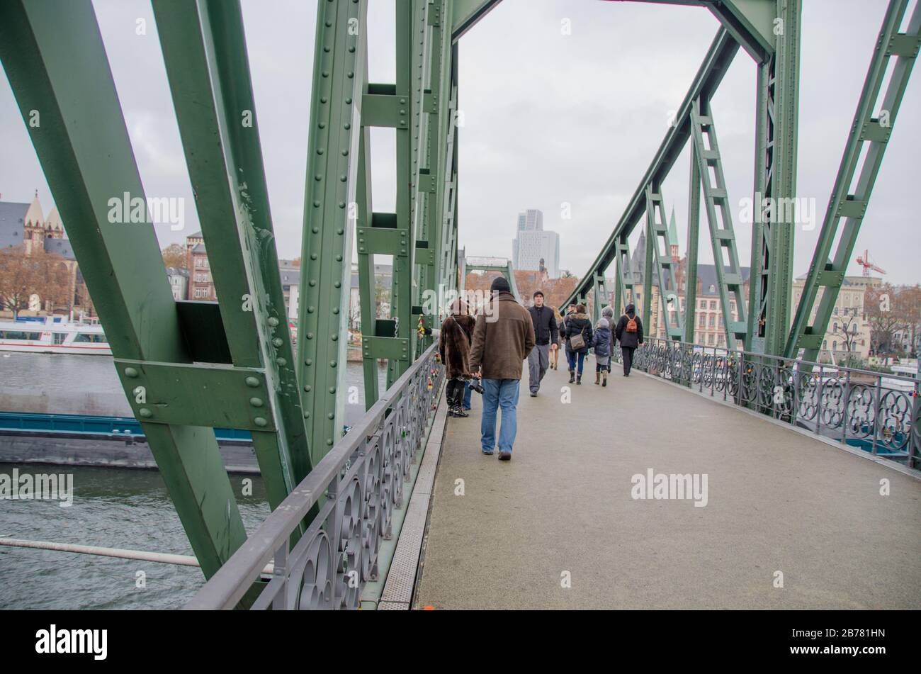 Wrought iron pedestrian bridge hi-res stock photography and images - Alamy