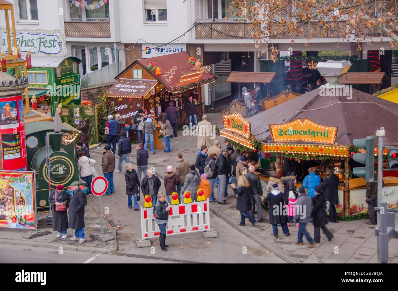 German Markets in Frankfurt 2011 Stock Photo Alamy