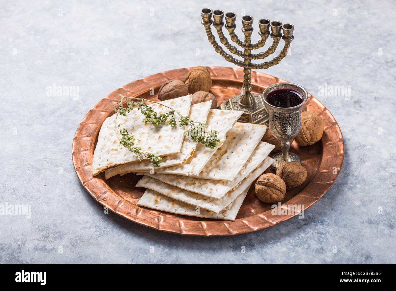 Passover, the Feast of Unleavened Bread, matzah bread and red wine