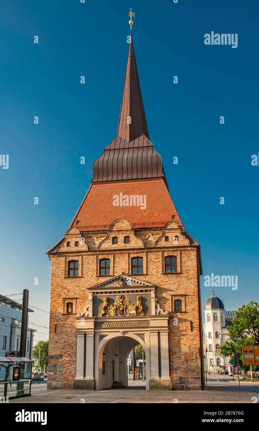 Stone Gate Rostock Hanse gate hi-res stock photography and images - Alamy