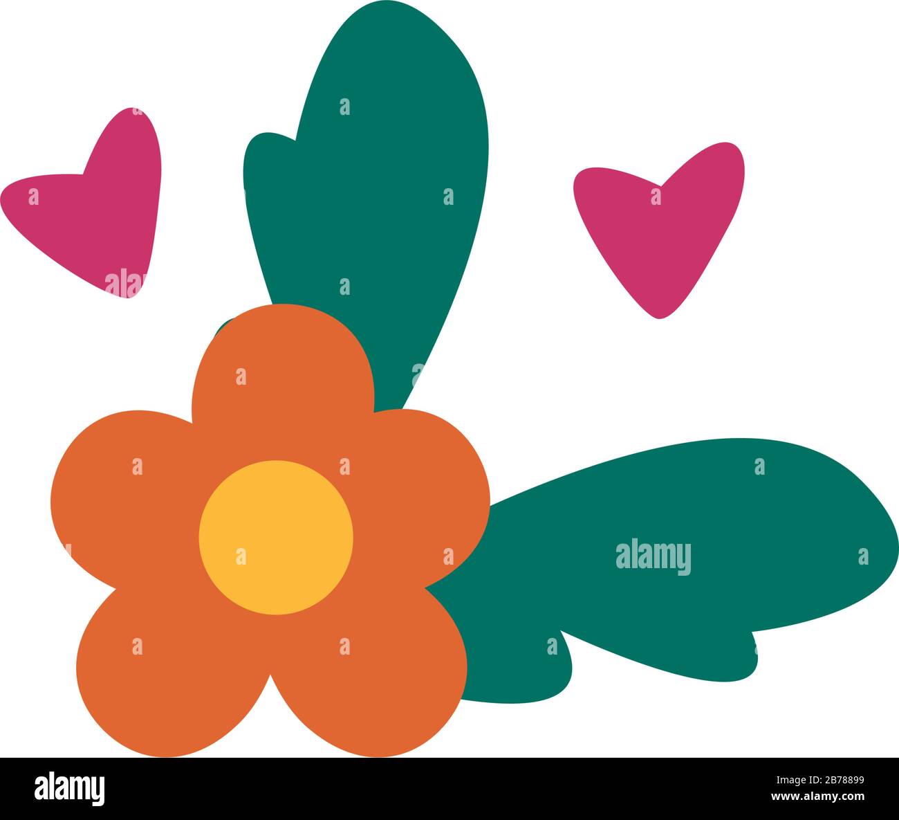 beautifull flower garden spring flat style Stock Vector Image & Art - Alamy