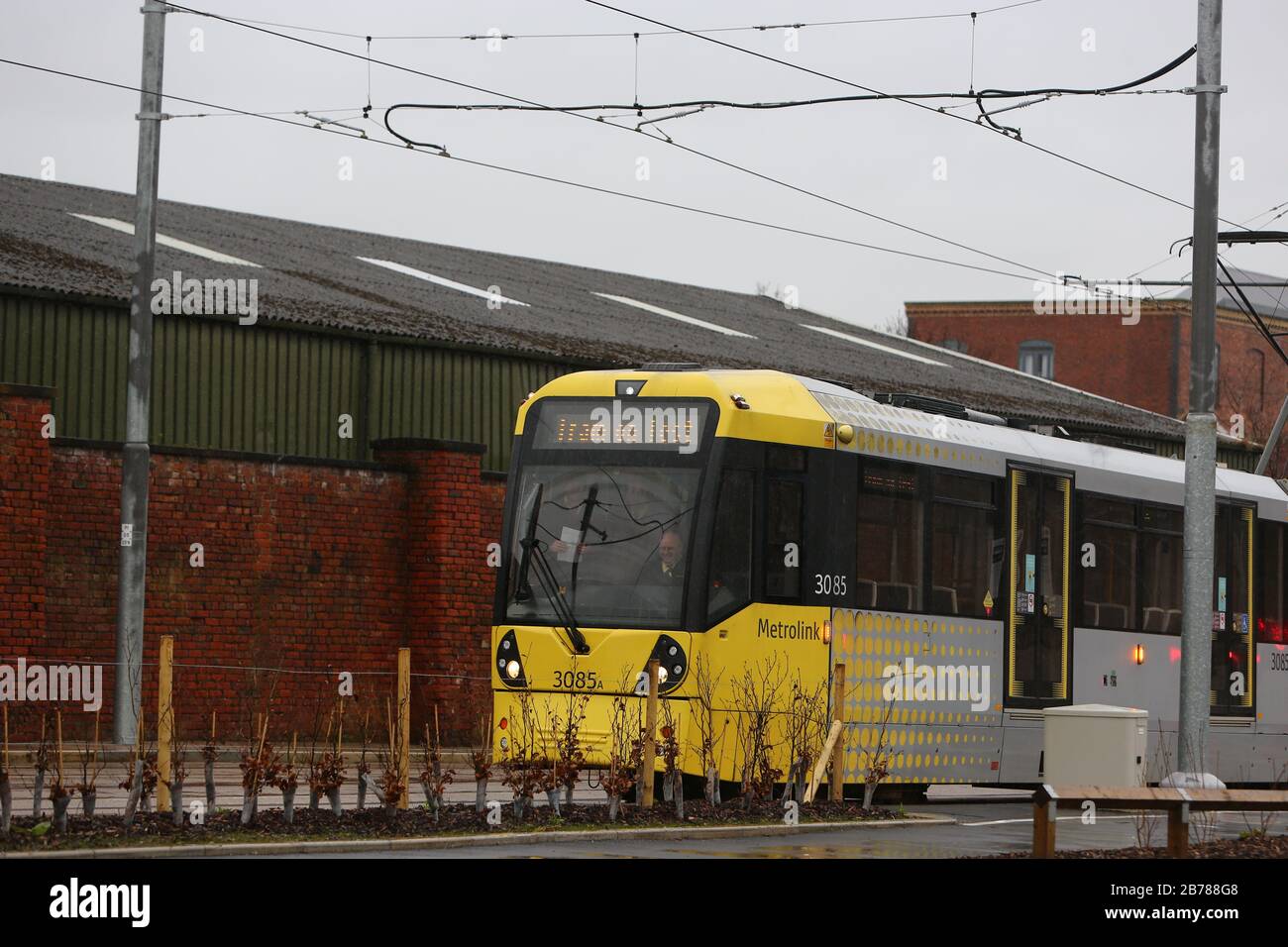 New Metrolink in manchester Stock Photo - Alamy