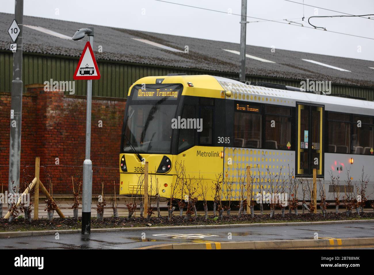 New Metrolink in manchester Stock Photo - Alamy