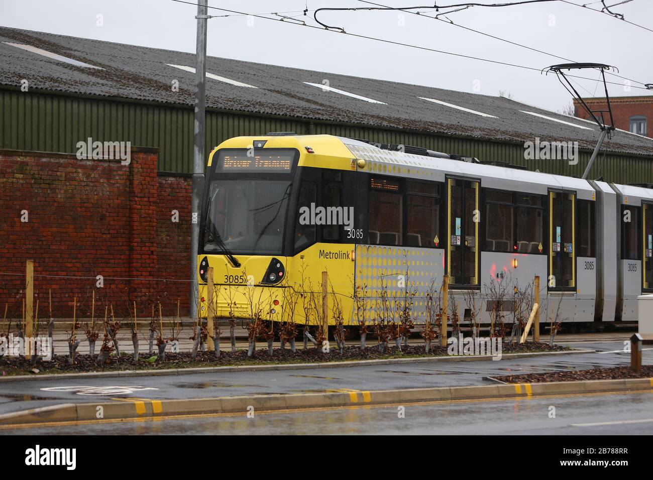 New Metrolink in manchester Stock Photo - Alamy