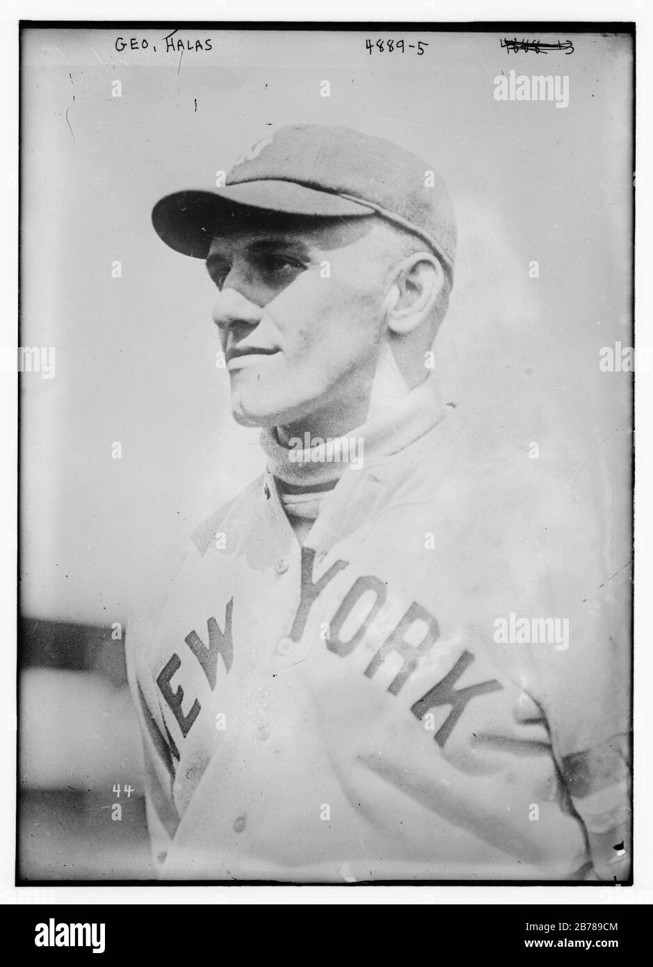 George Halas, New York AL (baseball Stock Photo - Alamy
