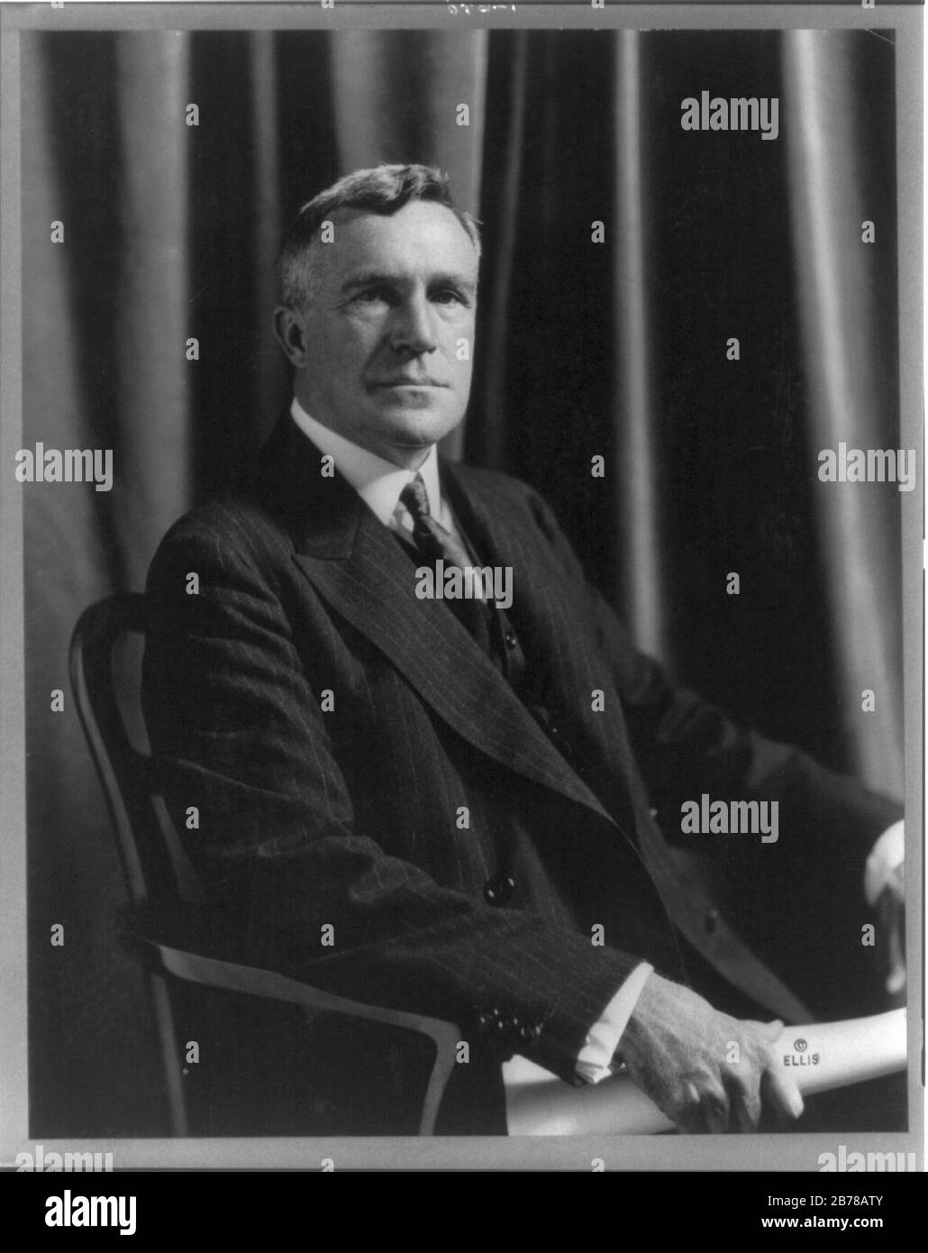Horace Lorimer, halflength portrait, seated Stock Photo Alamy